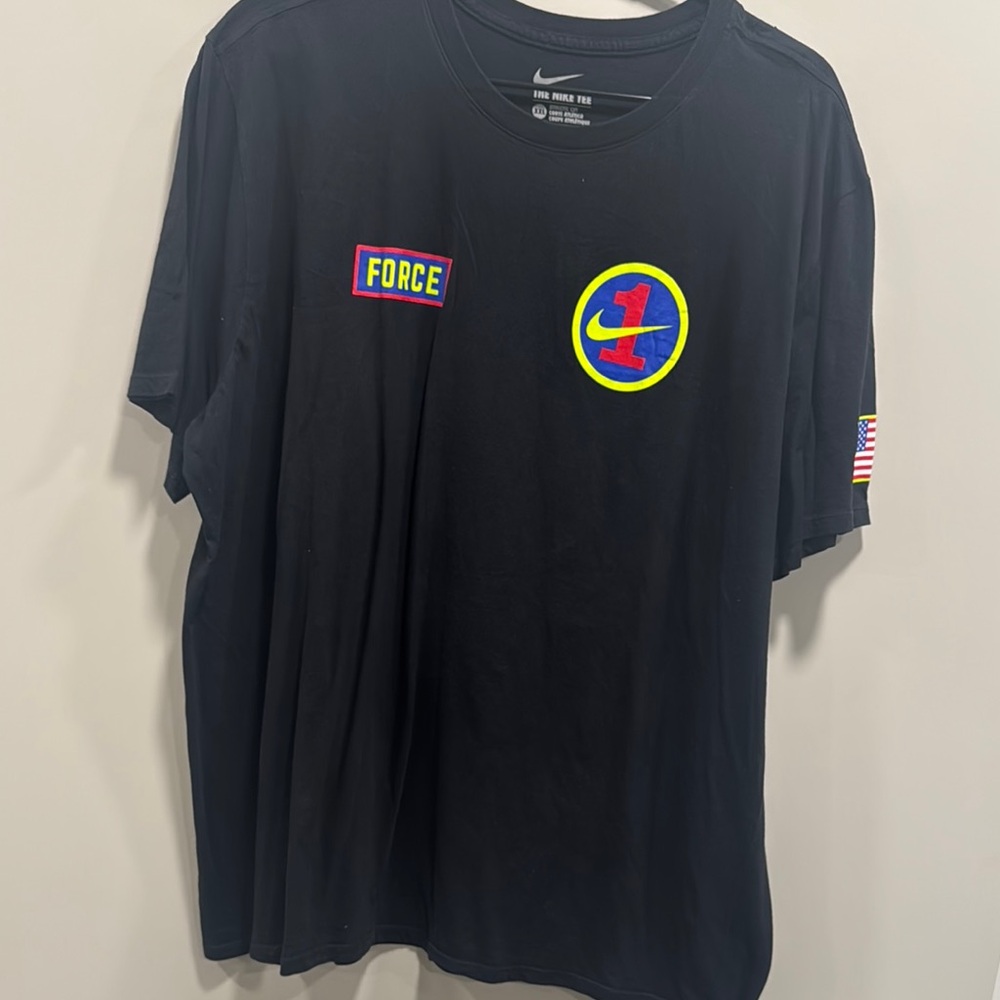 Nike Black Short Sleeve Tee with Graphic Accents